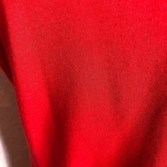 Soft Surroundings red full zip ruffle hem knit jacket size Medium - Picture 7 of 14